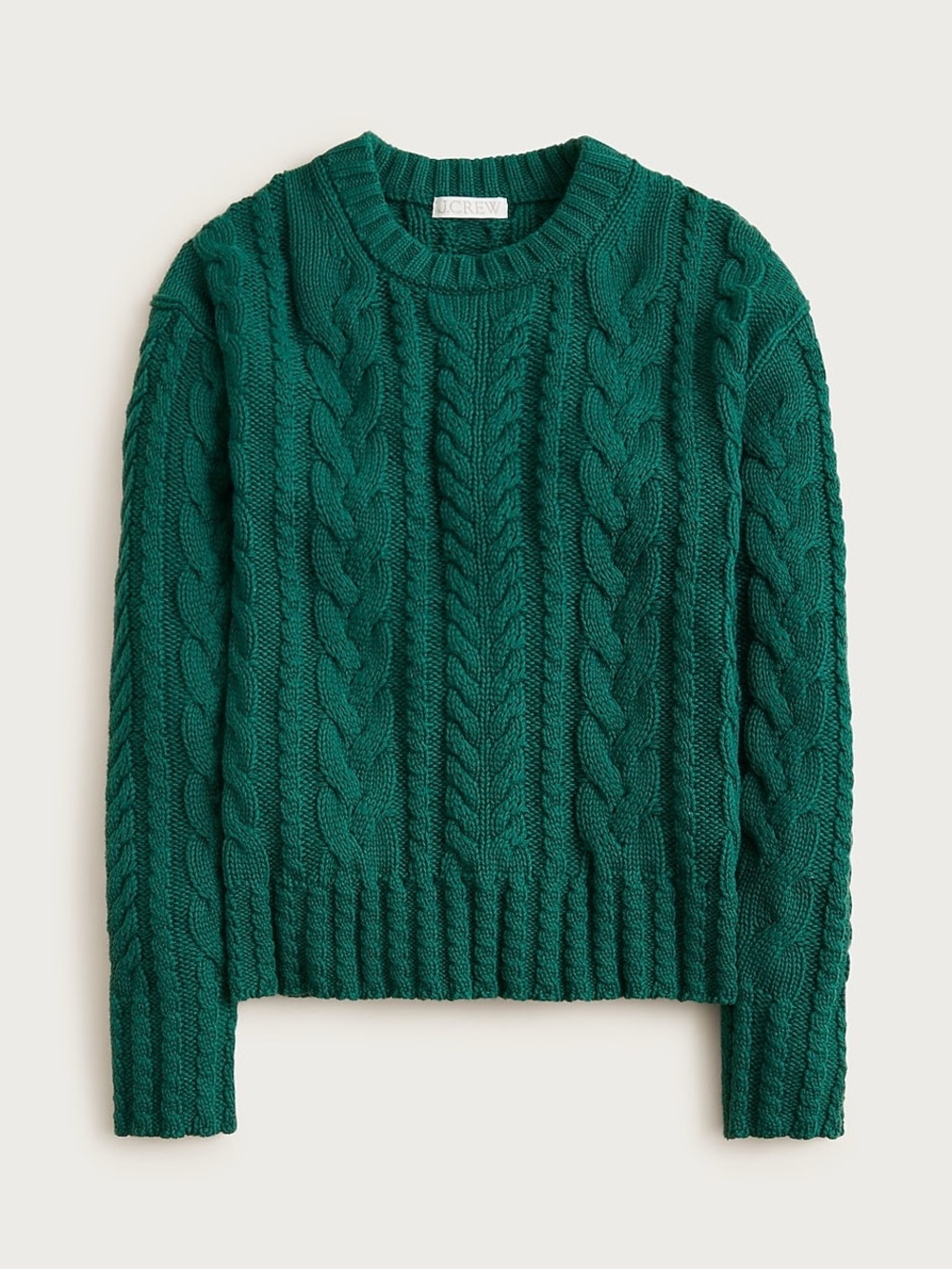 NWT J Crew Cable Knit Sweater, Size S